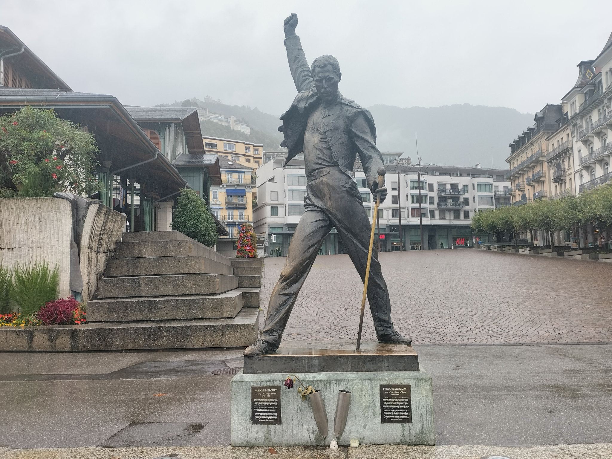 Montreux, statue de Freddie Mercury