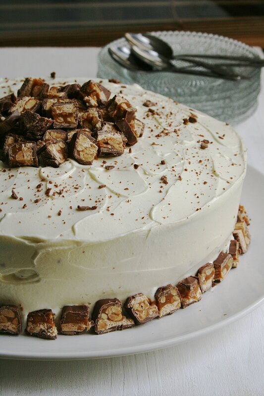 Snickers layer cake - Minouchka 1