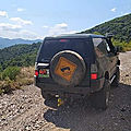 Week-end road trip par les chemins en Haut Languedoc, Hérault. Rando <b>4x4</b> et bivouac.
