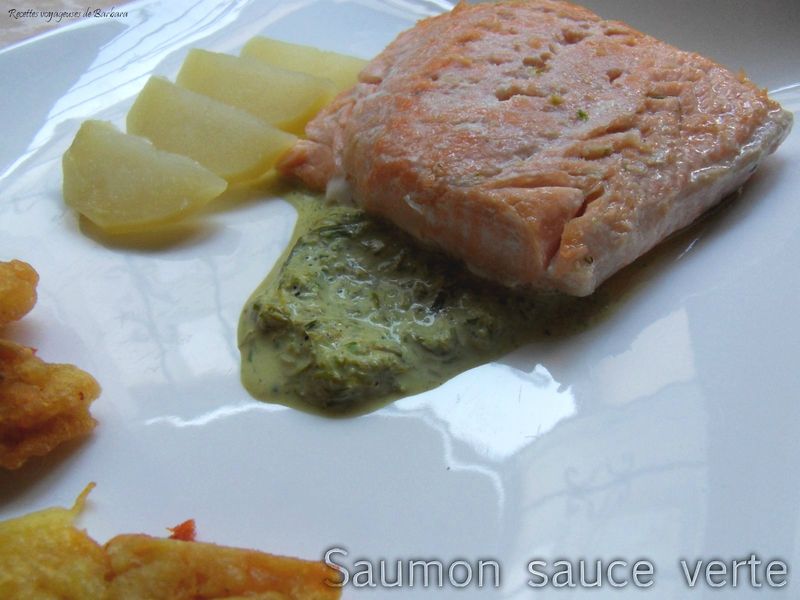 saumon sauce verte1