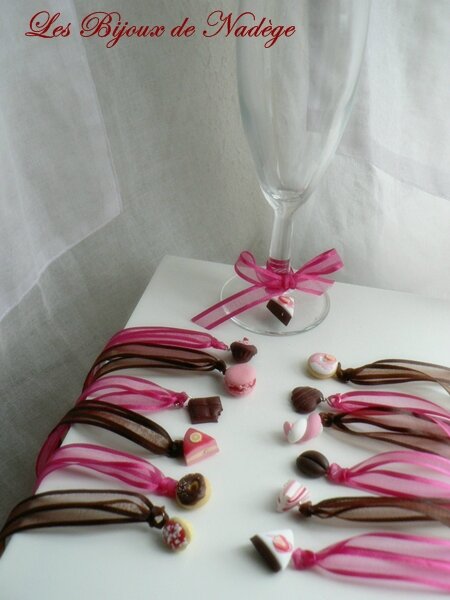 déco table thème gourmandise rose et chocolat