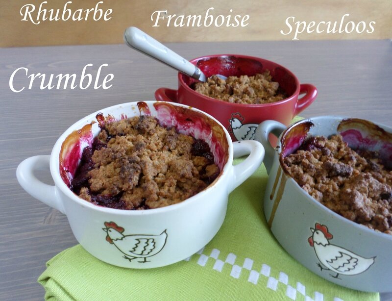 Crumble-rhubarbe-framboise-speculoos