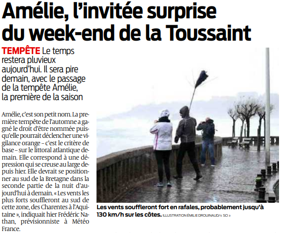 2019 11 02 SO Amélie l'invitée surprise du week-end de la Toussaint