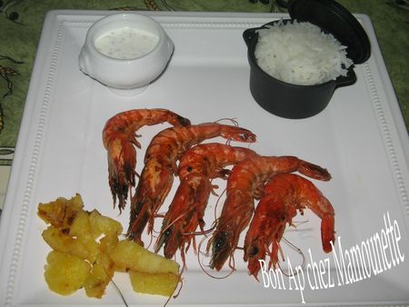 Gambas_pierrade_et_son_riz_basmati_bonapchezmam