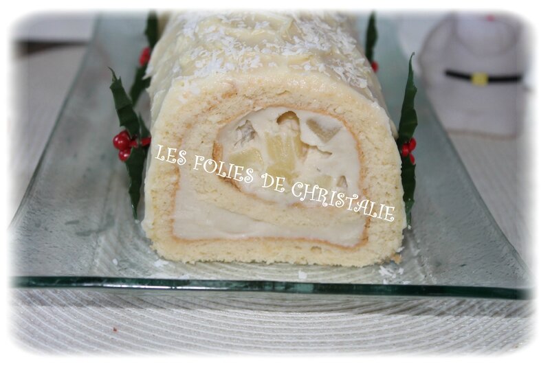 Bûche ananas 21