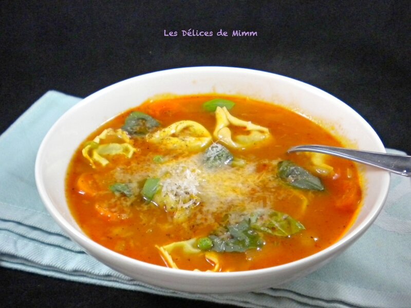 Bouillon aux tortellini à l’italienne 4
