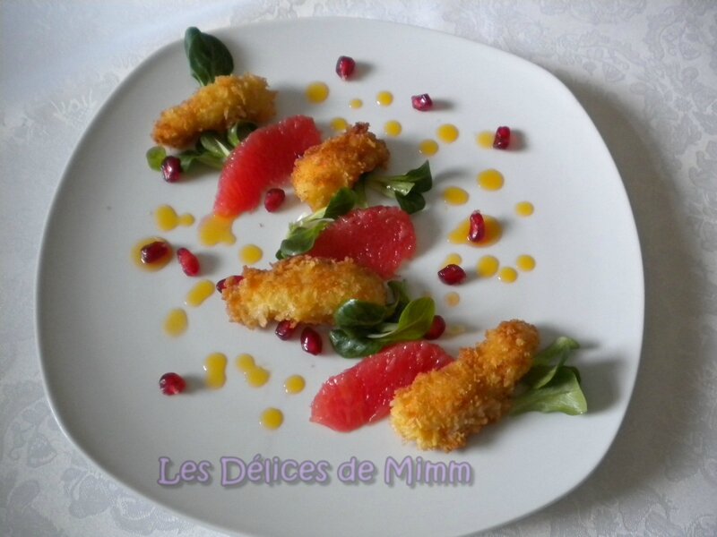 Langoustines croustillantes au beurre d’agrumes
