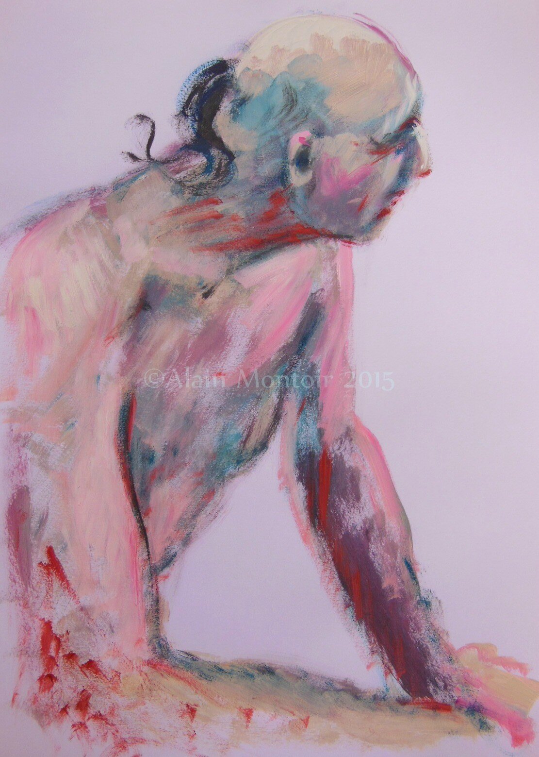 tableaux de nus homme dessin peinture (9)