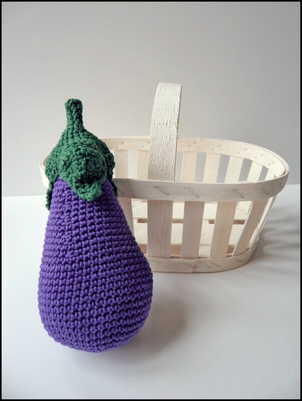 Aubergine au crochet Cam&Drey bricolent