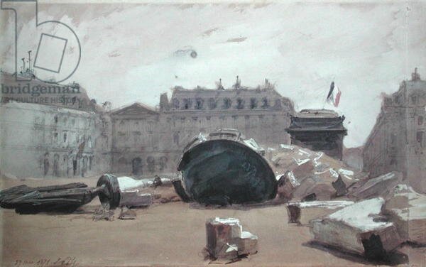Pils, la chute de la colonne Vendôme