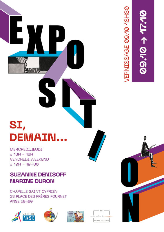 Affiche Exposition - A4- Denisoff