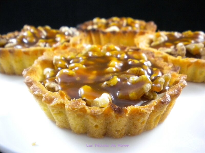 Tartelettes aux noix et au caramel 3