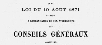 loi 10 août 1871