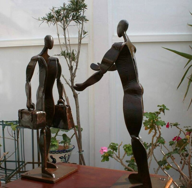 Statue rapatriés -Alicante