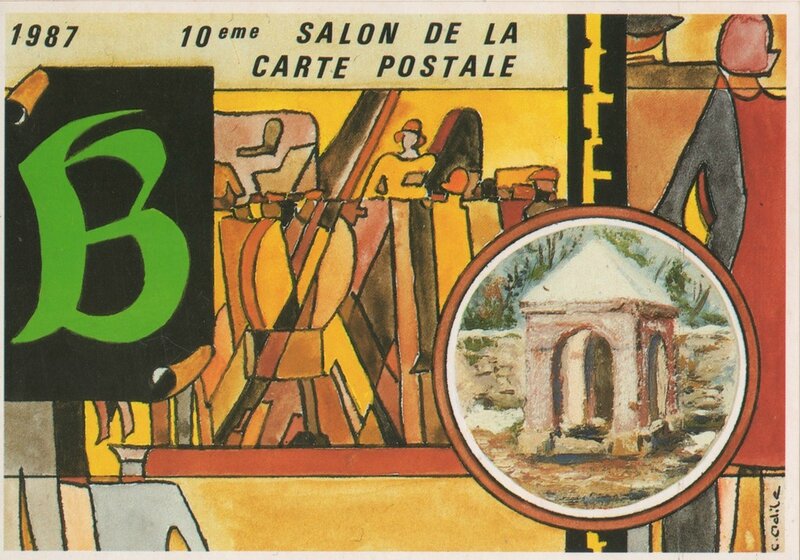 1987 10ème Salon CP Puzzle C Odile 1 R