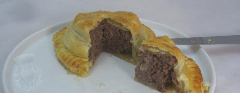 Tourte feuilletée au pâté