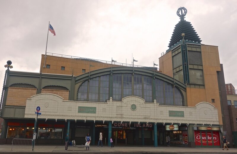 station de métro à Coney island