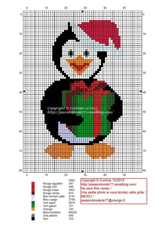 Petit pingouin de noel