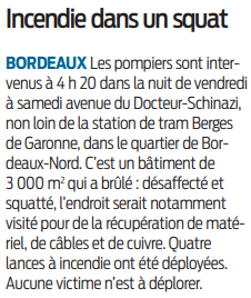 2022 08 14 SO Incendie dans un squat