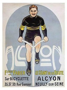 Affiche François Faber Alcyon