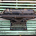 <b>Ancienne</b> Machine à Ecrire Underwood Standard / Ecrivain <b>Objet</b> de Métier 
