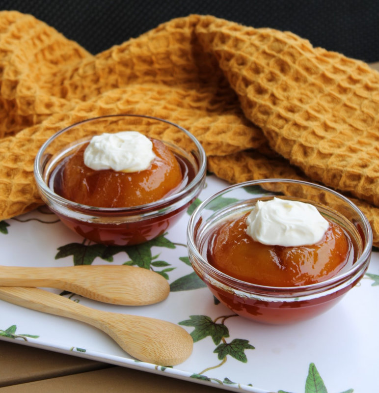 CATHYTUTU POMMES AU FOUR CONFITE TATIN CARAMEL CHANTILLY FACILE RAPIDE DELICIEUX (1)