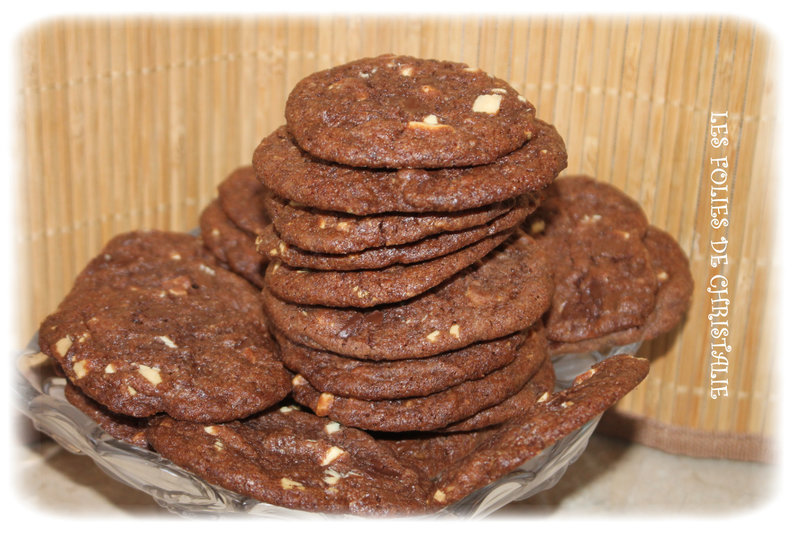 Cookies chocolat lait blanc noir 5