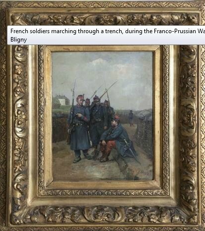 Bligny (Albert), soldats français pendant la guerre de 1870