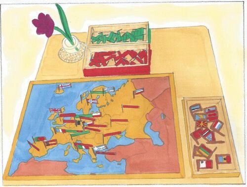 la carte de l'Europe