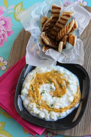 Raïta dips au choux fleur recettes Raïta dips au choux fleur