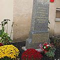 Jeudi 1er Novembre 2012, 11h00, <b>place</b> de la <b>Liberté</b>, devant le monument à la mémoire des Résistants....