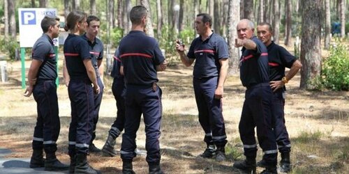 Lacanau départ de feu