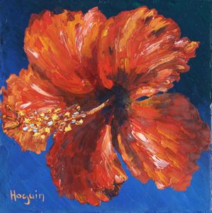 001 Hibiscus 20x20 huile 2009 A