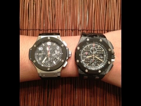 Audemars et Hublot au poignet !