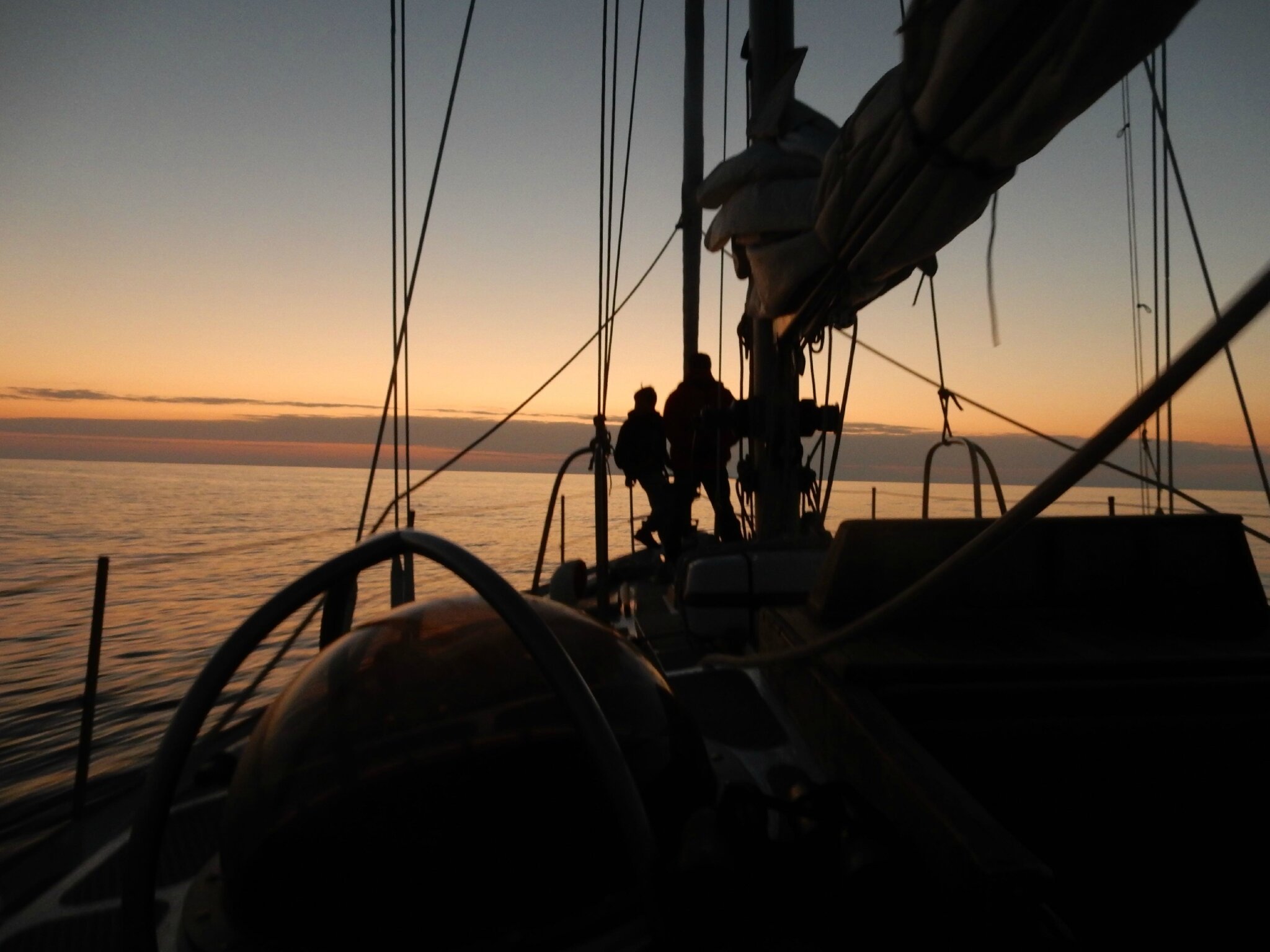 Lever du soleil sur la Corse, 20 décembre 2015