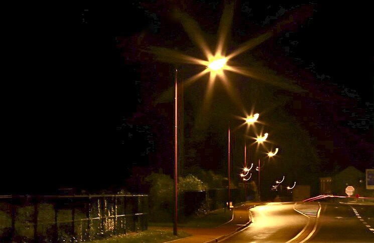 ENTREE VILLE HIRSON-BUIRE 2013 éclairage nuit lampadaires