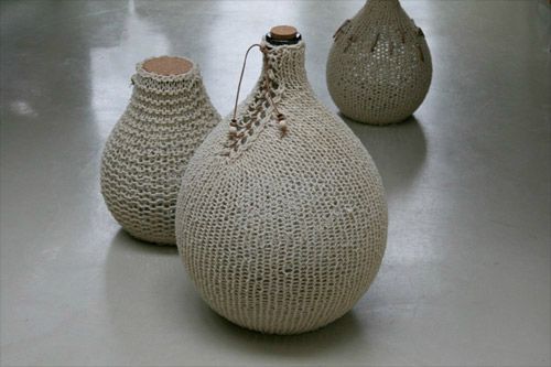 bouteilles tricotées de HEINS