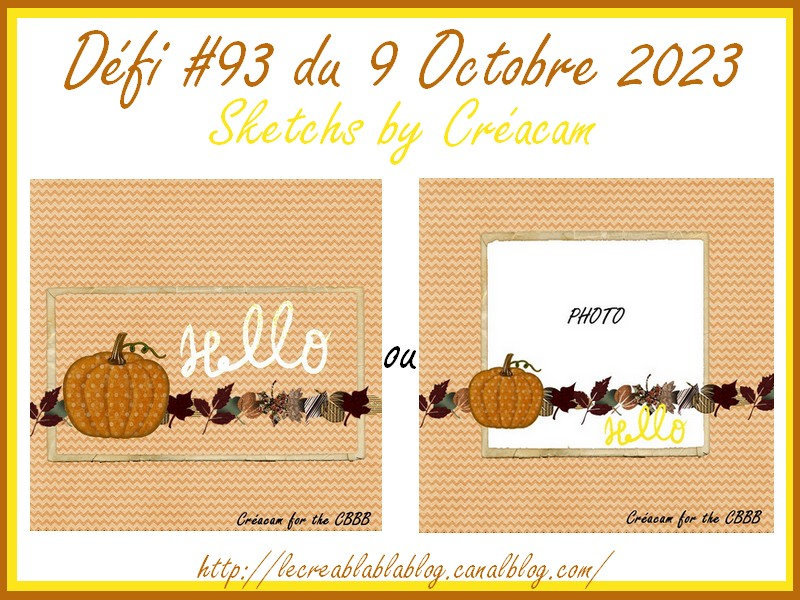 défi sketch CBBB 22 Octobre