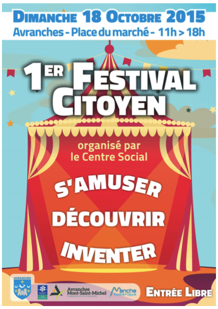 festival citoyen 18 octobre 2015 Avranches centre social