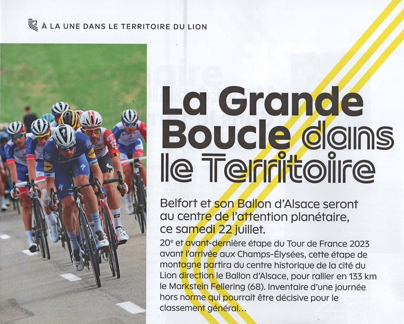 Tour de France 2013 Vivre le Territoire n°206 Juillet p4R