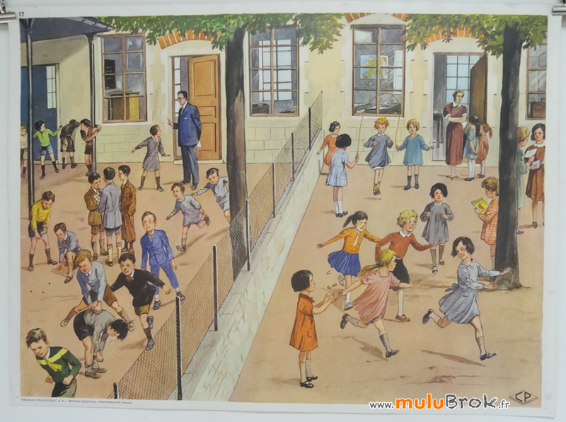Affiche-scolaire-COUR-DE-RECREE-1-muluBrok-Vintage