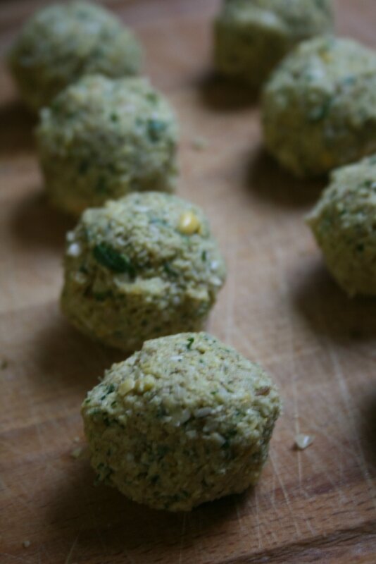 façonnage falafels