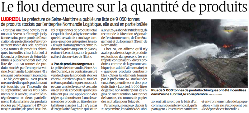 2019 10 06 SO Le flou demeure sur la quantité de produits