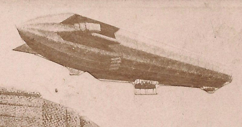 Belfort CPA Dirigeable Zeppelin Château R3