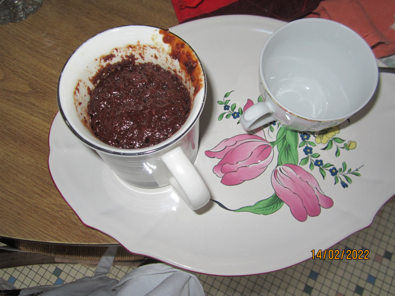 mug cake chocolat amande