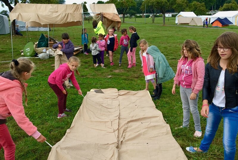 ALSH août 2017 CAMPING QUESNOY tentes