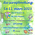 11ème caverne du scrap le Samedi 11 mars 2023 de 10h00 à 17h00 à Talmas (Somme), 2 nouvelles boutiques