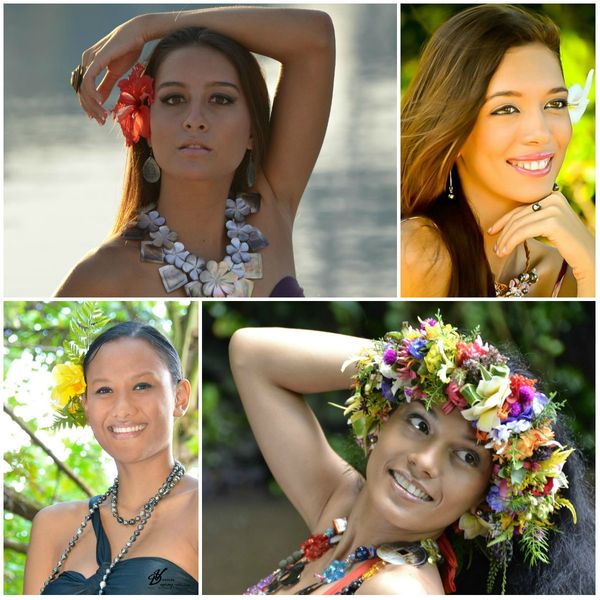 collage Miss Tahiti 2013