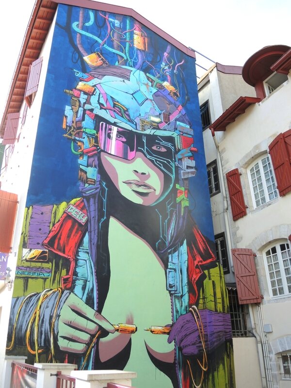 Bayonne, Street Art Point de Vue, fresque, DEIH (64)