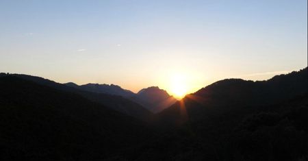 Ciel naturel Corse coucher de soleil 2 800p